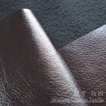 100% Polyester Leather Bonzing Chammy Suede Fabric for Sofa